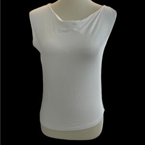 Tyche Classic‎ White Sleeveless Top Size XS